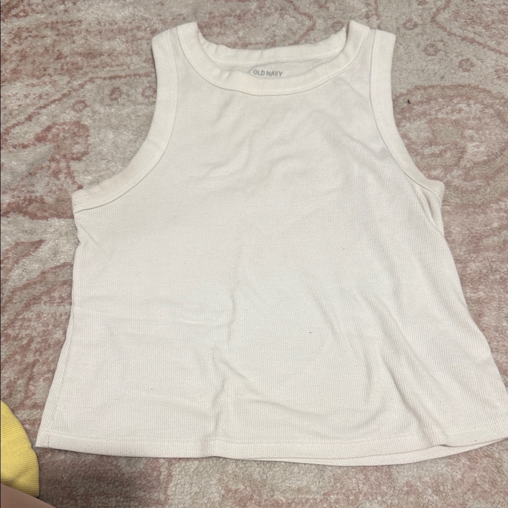 Old Navy Women's Cream Tank Top